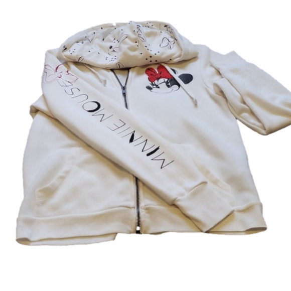Disney Minnie Mouse front zip sweatshirt, Size Small from the measurements - Picture 8 of 15